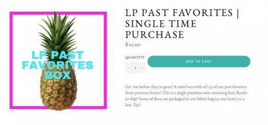 Luxe Pineapple Past Favorites Box!