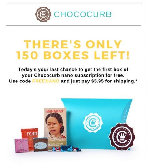 Chococurb Nano - First Box Free (*)