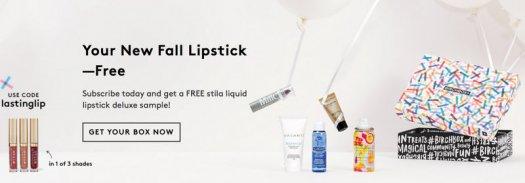Birchbox FREE Stila Liquid Lipstick Deluxe Sample with New Subscriptions!