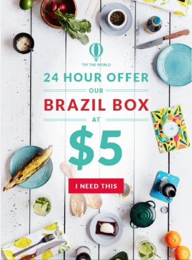 Try the World – Brazil Box Just $5