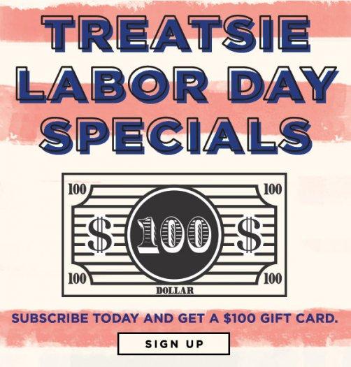 Treatsie Labor Day Gift With Purchase Offers!