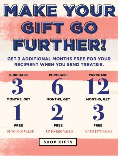 Treatsie Gift With Purchase Offers!