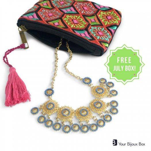 Your Bijoux Box - Free July Box with 3, 6 or 12-Month Subscriptions