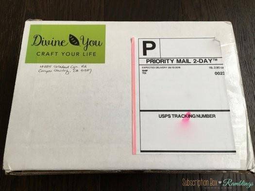 Divine You Crafts July 2016 Subscription Box Review