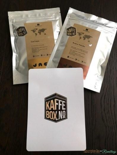Kaffe Box No. August 2016 Subscription Box Review