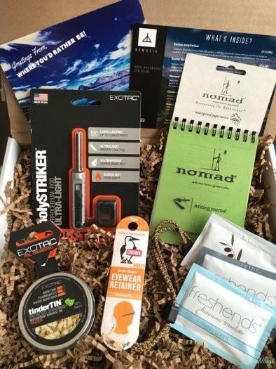 Nomadik August 2016 Subscription Box Review + Coupon Code