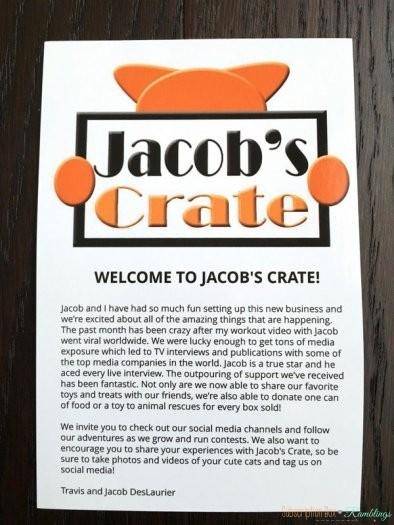 Jacob's Crate August 2016 Subscription Box Review