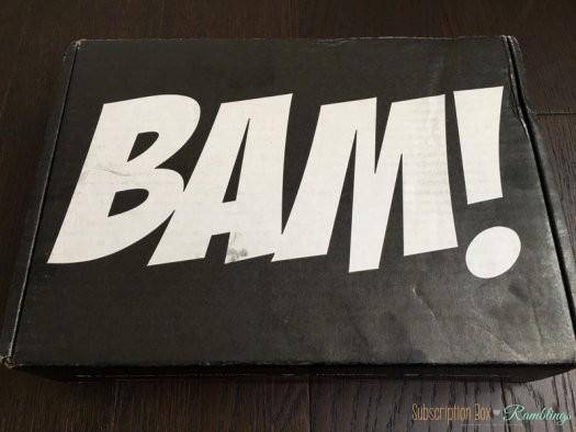 The Bam Box! September 2016 Subscription Box Review