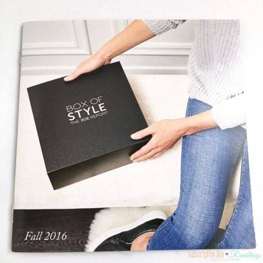 Rachel Zoe Fall 2016 Box of Style Review + Coupon Code