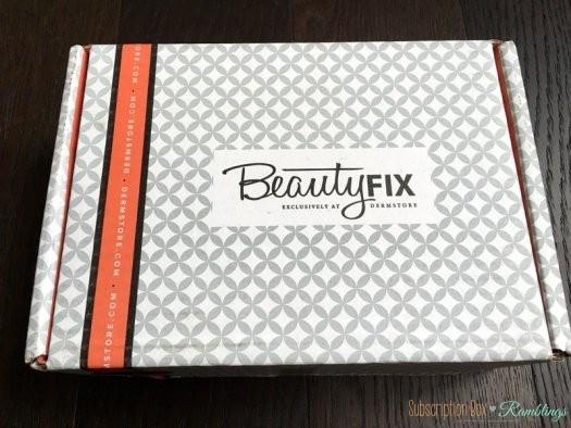 BeautyFIX September 2016 Subscription Box Review