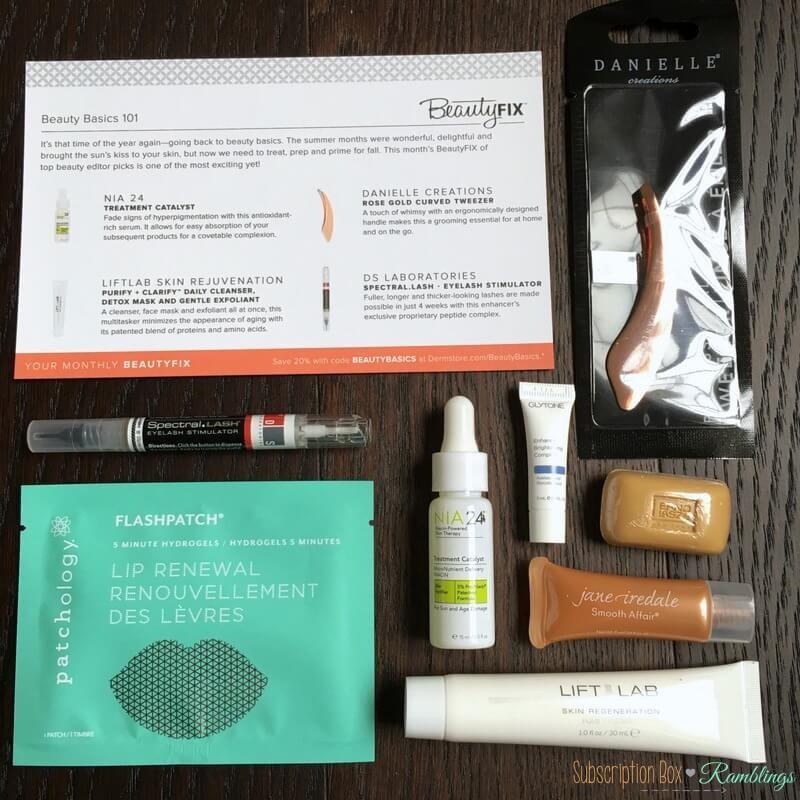 Read more about the article BeautyFIX September 2016 Subscription Box Review