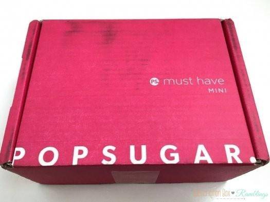 POPSUGAR September 2016 Mini Must Have Box Review