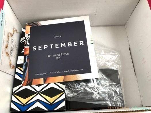 POPSUGAR September 2016 Mini Must Have Box Review