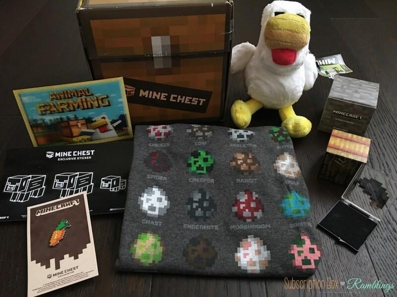 Read more about the article Mine Chest September 2016 Subscription Box Review