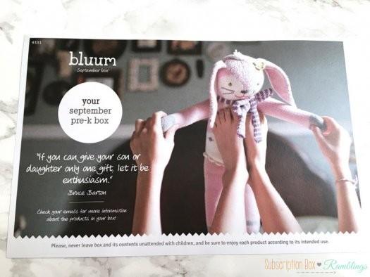 bluum September 2016 Subscription Box Review + Coupon Code