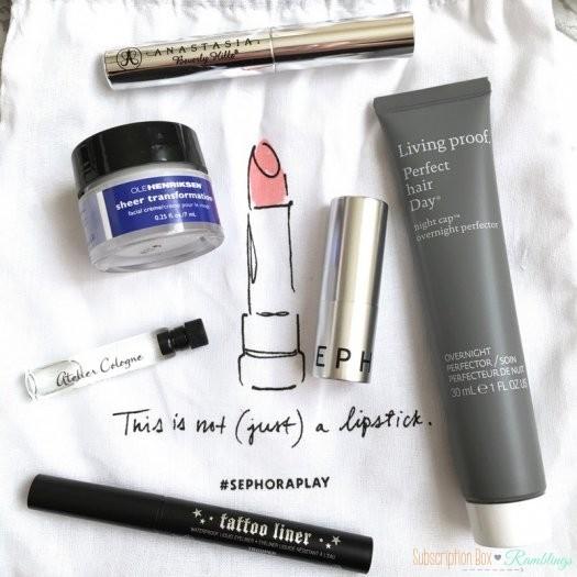 Play! by Sephora September 2016 Subscription Box Review