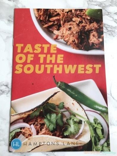Hamptons Lane September 2016 Review - "Taste of the Southwest"