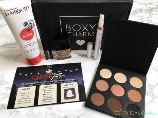 BOXYCHARM September 2016 Subscription Box Review - "CAMP Glam"