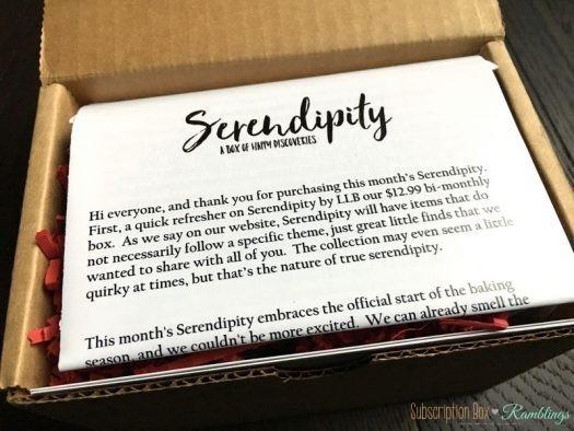 Serendipity by Little Lace Box September 2016 Review + LLB Coupon Code
