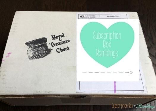 Royal Treasure Chest September 2016 Subscription Box Review