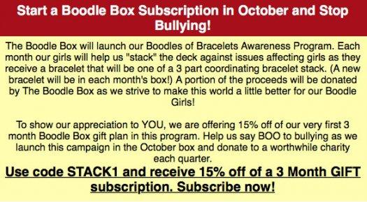 The Boodle Box 15% Off 3-Month Subscription Offer