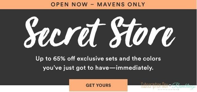 Julep October 2016 Secret Store – Now Open to all Mavens!