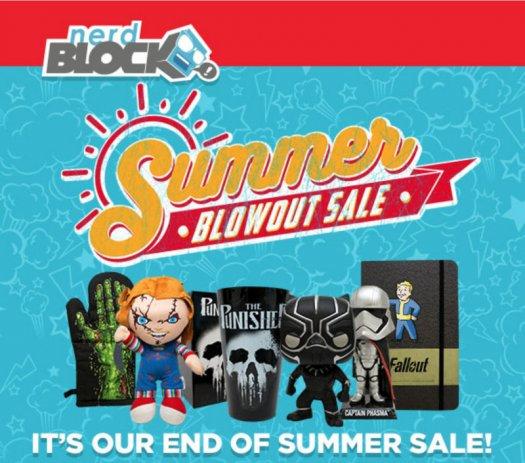 Nerd Block End of Summer Blowout Sale – Still Available!