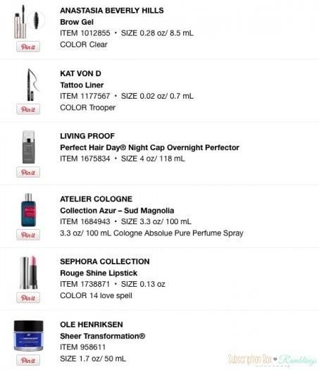 PLAY! by Sephora - September 2016 Boxes Are Up (Spoilers)!