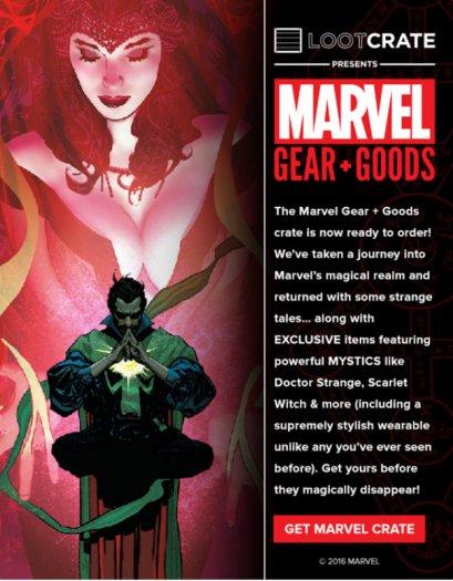 Read more about the article Loot Crate Marvel Gear + Goods On Sale Now!