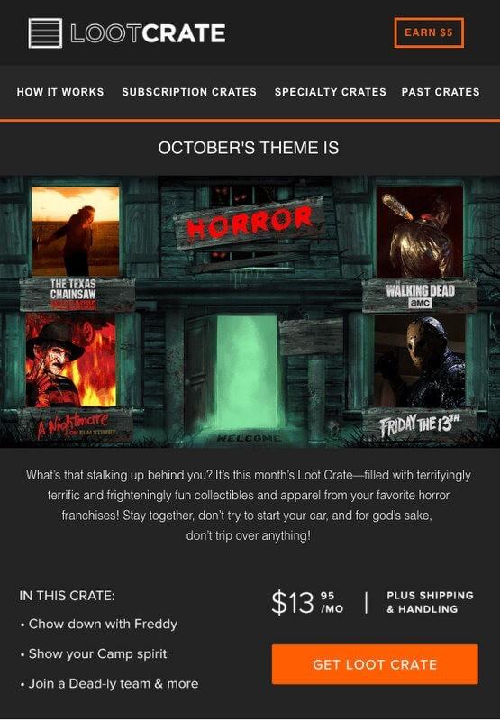 Loot Crate October 2016 Theme Reveal – HORROR + Coupon Code!
