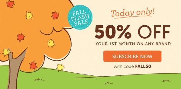 Kiwi Crate / Doodle Crate / Koala Crate / Tinker Crate – 50% Off First Box (LAST CALL)