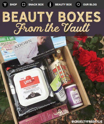 Vegan Cuts - Past Beauty Boxes Now Available