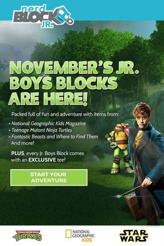 Read more about the article Nerd Block Jr. – Boys November 2016 Spoiler Alert!