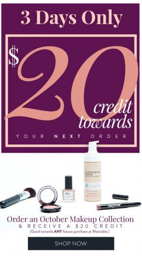 Wantable Makeup - Take $20 Off!