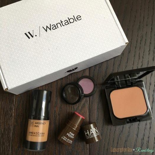 Wantable Makeup October 2016 Subscription Box Review