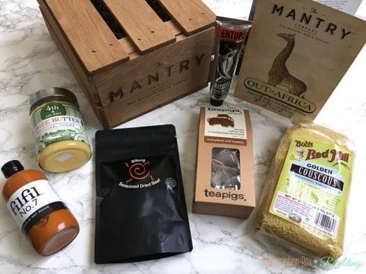 Mantry September 2016 Subscription Box Review "Out of Africa"