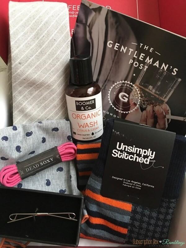 Read more about the article Gentleman’s Box October 2016 Subscription Box Review
