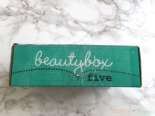 Beauty Box 5 October 2016 Subscription Box Review