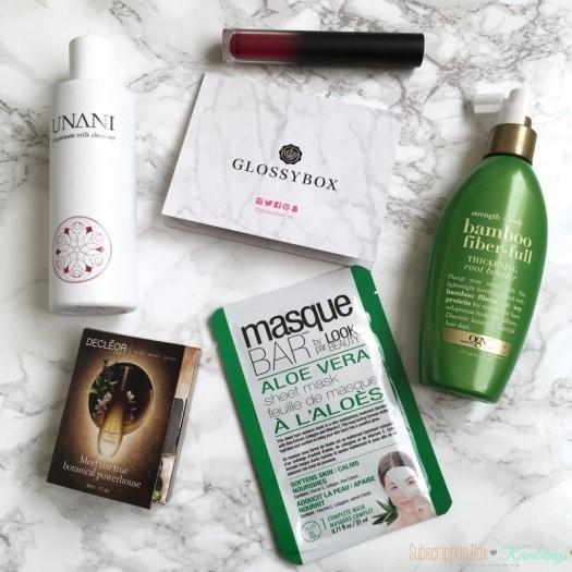 GLOSSYBOX October 2016 Subscription Box Review + Coupon Codes