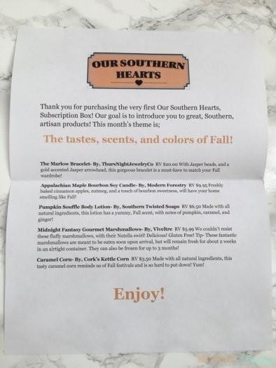 Our Southern Hearts Review - October 2016 + Coupon Code