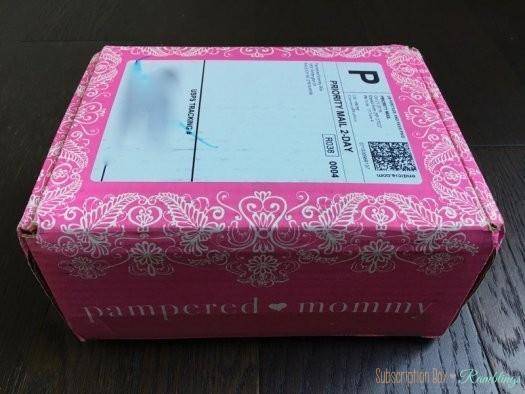 Pampered Mommy Box October 2016 Subscription Box Review