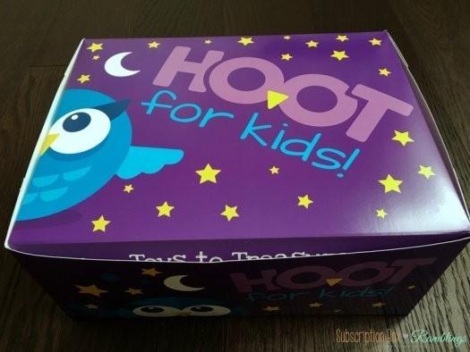 Hoot for Kids October 2016 Subscription Box Review