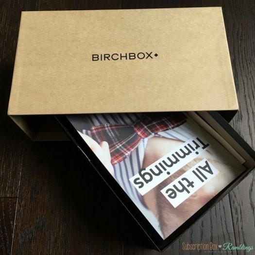 Birchbox Man December 2016 Lifestyle  / Sample Choice Spoilers!