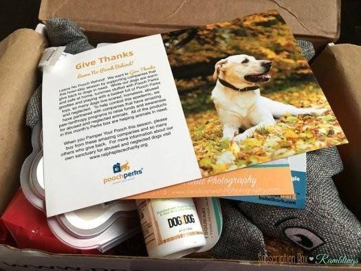 Pooch Perks November 2016 Subscription Box Review + Coupon Code