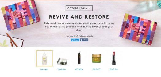 Birchbox - October 2016 Boxes Are Up!