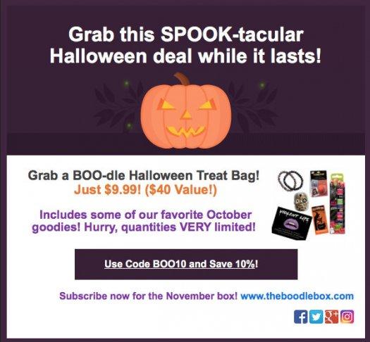 The Boodle Box Special Edition Treat Bag + 10% Off Coupon Code