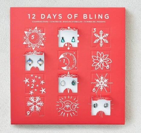 American Eagle Outfitters 12 Days of Bling Earring Advent Calendar