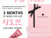 GLOSSYBOX – $15.99/month for 3-Months!