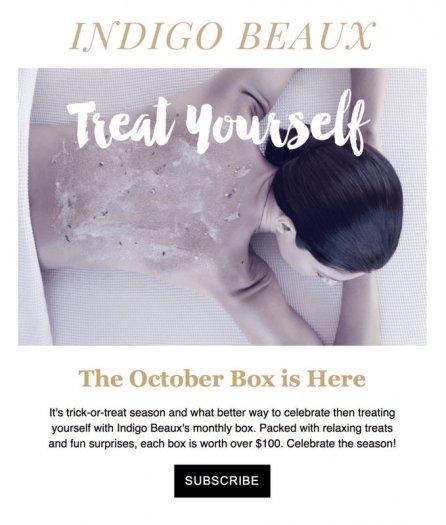 Indigo Beaux October 2016 Subscription Box Spoiler #2