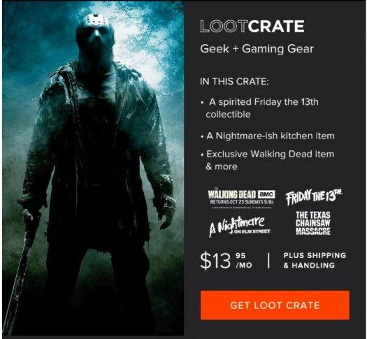 Loot Crate October 2016 Additional Box Details / Spoilers